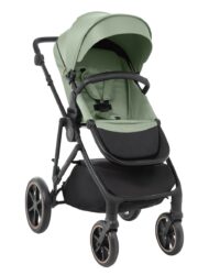 Комбинирана количка 2в1 с кош за новородено Thea Army Green 2024 - Image 3