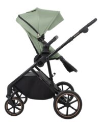 Комбинирана количка 2в1 с кош за новородено Thea Army Green 2024 - Image 6