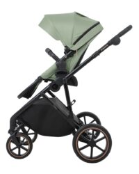 Комбинирана количка 2в1 с кош за новородено Thea Army Green 2024 - Image 7