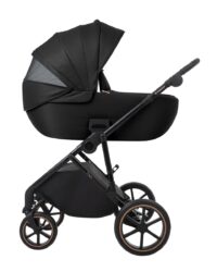 Комбинирана количка 2в1 с кош за новородено Thea Black 2024 - Image 16