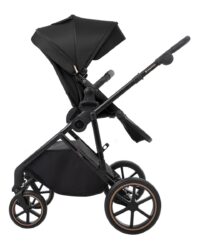 Комбинирана количка 2в1 с кош за новородено Thea Black 2024 - Image 6