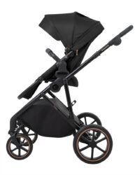 Комбинирана количка 2в1 с кош за новородено Thea Black 2024 - Image 7