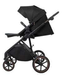 Комбинирана количка 2в1 с кош за новородено Thea Black 2024 - Image 9