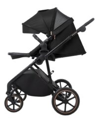 Комбинирана количка 2в1 с кош за новородено Thea Black 2024 - Image 10