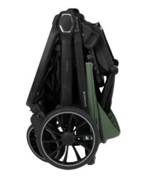 Комбинирана количка 2в1 с кош за новородено Tiffany Army Green 2024 - Image 17