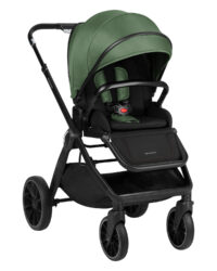 Комбинирана количка 2в1 с кош за новородено Tiffany Army Green 2024 - Image 2