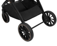 Комбинирана количка 2в1 с кош за новородено Tiffany Black 2024 - Image 13
