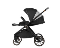 Комбинирана количка 2в1 с кош за новородено Tiffany Black 2024 - Image 8