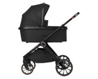 Комбинирана количка 2в1 с кош за новородено Tiffany Black 2024 - Image 9