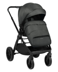 Комбинирана количка 2в1 с кош за новородено Tiffany Dark Grey 2024 - Image 3