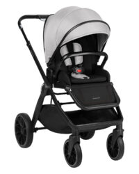 Комбинирана количка 2в1 с кош за новородено Tiffany Light Grey 2024 - Image 2