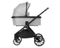 Комбинирана количка 2в1 с кош за новородено Tiffany Light Grey 2024 - Image 9