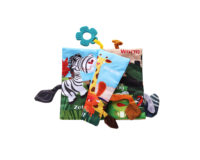 Образователна текстилна книжка с чесалка Wild Animals - Image 2