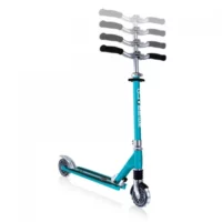 Алуминиева сгъваема тротинетка за деца FLOW ELEMENT COMFORT LIGHTS – аква - Image 2