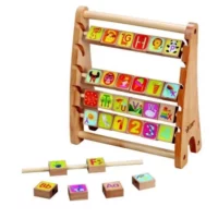 Азбучно сметало - дървена играчка за деца - Image 4