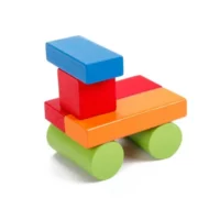 Дървен конструктор с кубчета - 100 бр. - Image 16