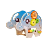 Дървен костер със занимателни игри - слонче