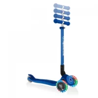 Детска сгъваема тротинетка със светещи колела PRIMO FOLDABLE PLUS LIGHTS – тъмносиня - Image 8