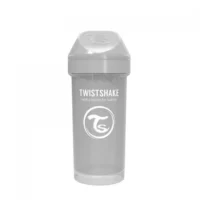 Детска чаша с шейкър Twistshake 360 мл 12+ месеца сива - Image 3
