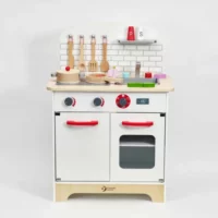 Детска дървена кухня за игра с аксесоари - Image 8