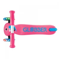 Детска тротинетка с 3 светещи колела GLOBBER PRIMO PLUS LIGHTS, розова - Image 7