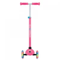 Детска тротинетка с 3 светещи колела GLOBBER PRIMO PLUS LIGHTS, розова - Image 3