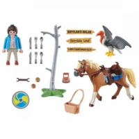 Детски конструктор Playmobil, Марла с кон - Image 5