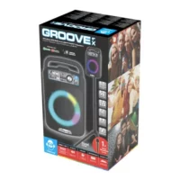 Преносима тонколона с LED светлини и микрофон, Groove-X1 - Image 3