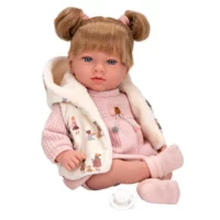 Кукла Ария в розово, която се смее - 40 см - Image 5