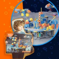 Мини вафлен конструктор от 618 части - Лунна космическа база - Image 3