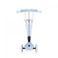Сгъваема еко тротинетка с 3 колела GLOBBER JUNIOR FOLDABLE LIGHTS ECOLOGIC – цвят боровинка - Image 2