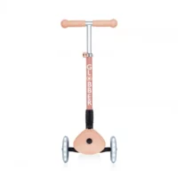 Сгъваема еко тротинетка с 3 колела GLOBBER JUNIOR FOLDABLE LIGHTS ECOLOGIC – цвят праскова - Image 8