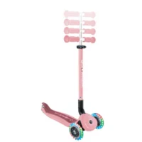 Сгъваема тротинетка с родителски контрол 5 в 1 Globber Go Up Active Lights, пастелно розова - Image 4