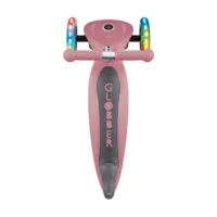 Сгъваема тротинетка със светещи гуми Globber Primo Foldable Lights, Пепел от рози - Image 5