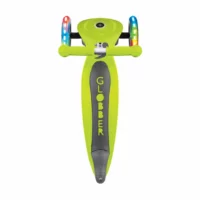 Сгъваема тротинетка със светещи колела, Globber Junior - 2+ г., зелена - Image 5