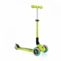 Сгъваема тротинетка със светещи колела, Globber Junior - 2+ г., зелена - Image 7