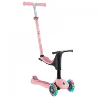Тротинетка със седалка 4 в 1 GLOBBER GO UP SPORTY LIGHT - пастелно розова - Image 3