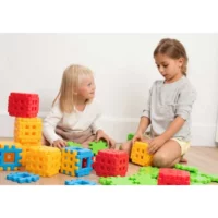 Вафлен конструктор от 245 части - Мост с вятърници мелници - Image 2