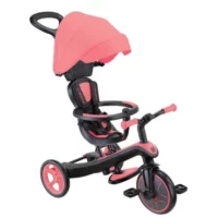 Триколка 4 в 1 GLOBBER EXPLORER TRIKE със сенник - розова - Image 10