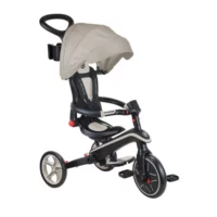 Детска триколка 4 в 1 GLOBBER EXPLORER TRIKE FOLDABLE, сгъваема, бежов цвят - Image 5