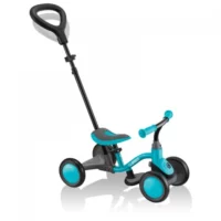 Колело за баланс Globber Learning bike 3 в 1 Deluxe – синьо-зелено - Image 3