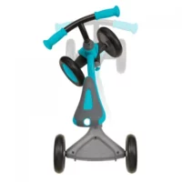 Колело за баланс Globber Learning bike 3 в 1 Deluxe – синьо-зелено - Image 5
