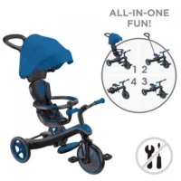 Триколка 4 в 1 GLOBBER EXPLORER TRIKE със сенник в кралско син цвят - Image 2