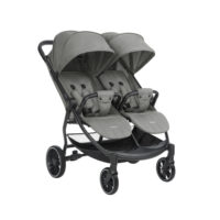 Количка за близнаци Happy 2 Light Grey 2024