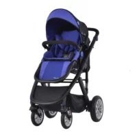 Комбинирана количка 2 в 1 Zooper Flamenco Royal Blue Plaid, кралско синьо - Image 12
