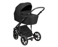 Комбинирана количка 2в1 с твърд кош Amani Black - Image 15