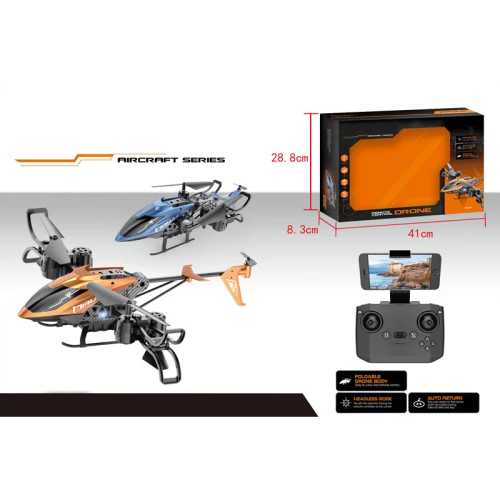 Сгъваем дрон с ULTRA HD 4K камера, светлинни ефекти и WiFi управление, оранжев цвят - Image 9