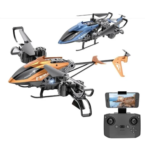 Сгъваем дрон с ULTRA HD 4K камера, светлинни ефекти и WiFi управление, син цвят - Image 3