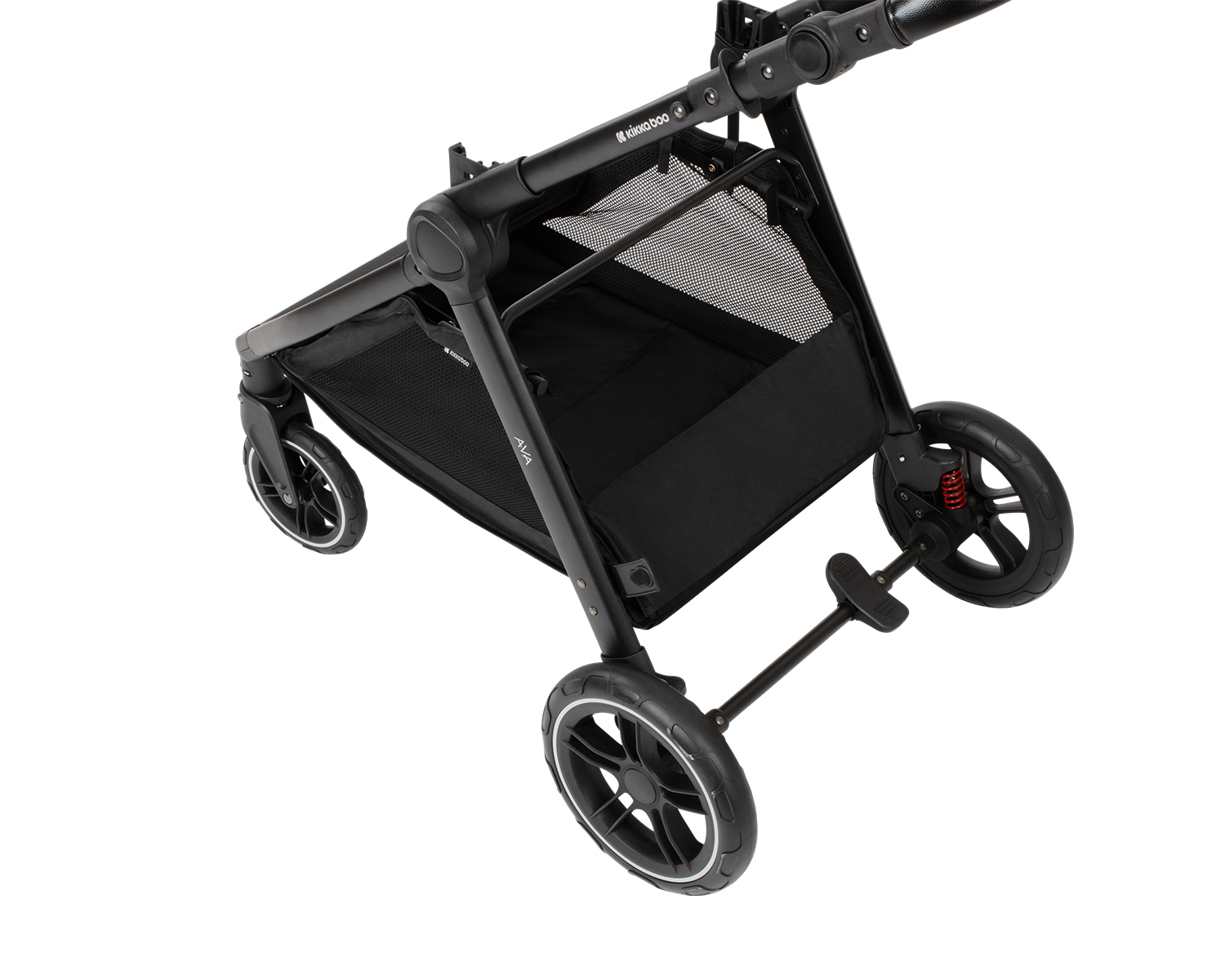 Комбинирана количка KikkaBoo Ava 3в1 с кош за новородено, Grey - Image 9