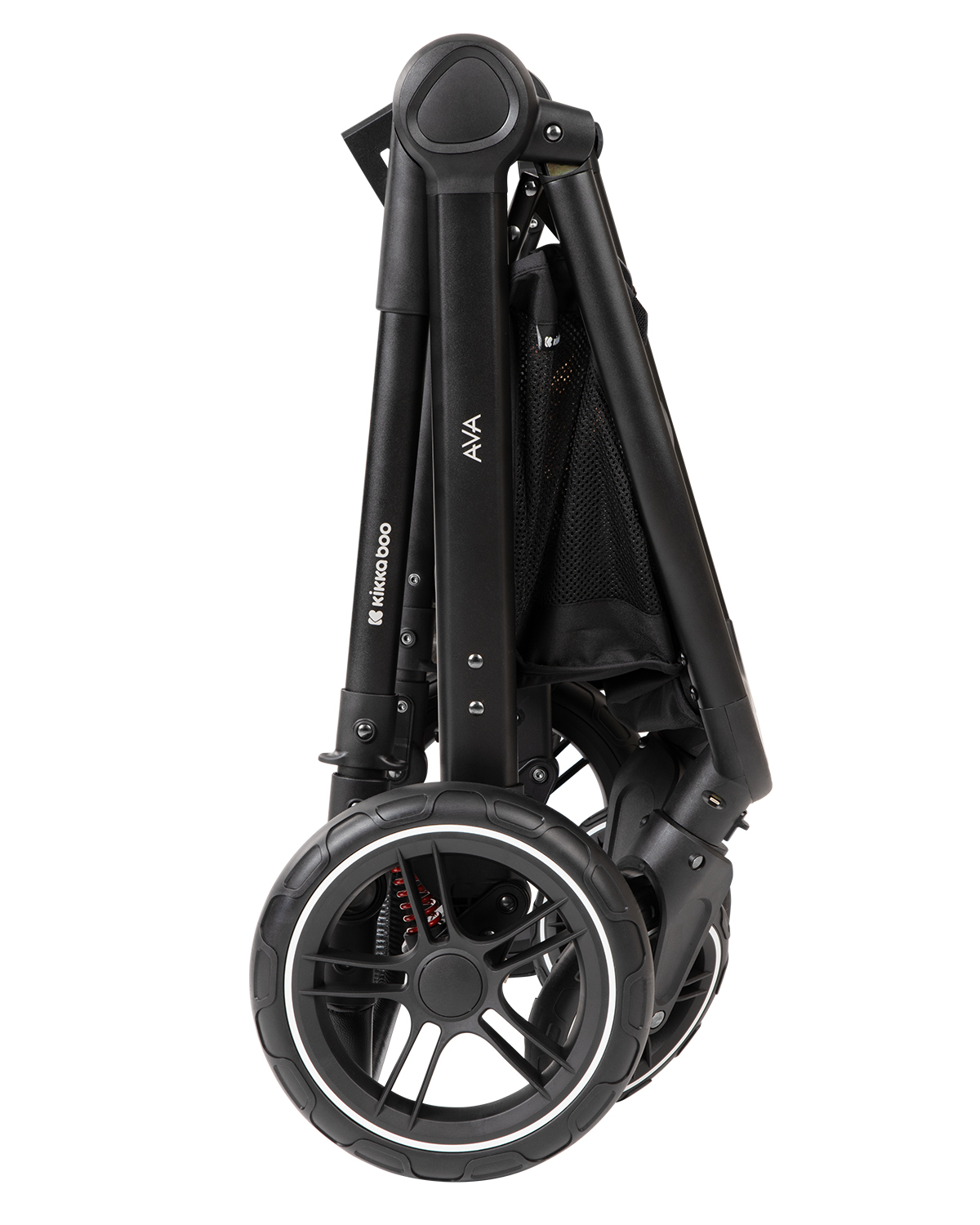 Комбинирана количка KikkaBoo Ava 3в1 с кош за новородено, Grey - Image 10